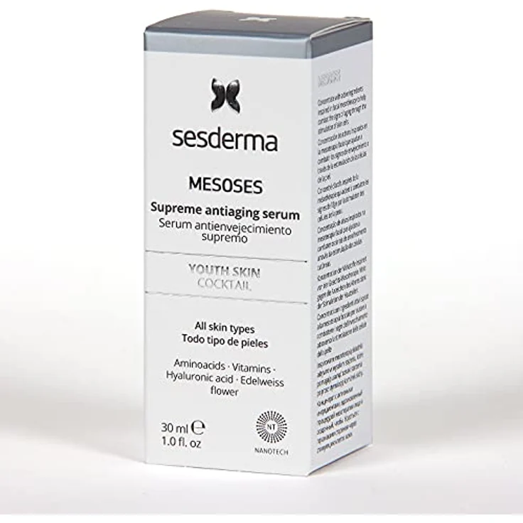 SESDERMA Mesoses Liposomales Serum Intensives Anti-Ageing Serum Verbessert das Aussehen der Haut Junge Haut Feuchtigkeitsspendend Aminosäuren Verzögert die Zeichen der Hautalterung 30 ml – Bild 2