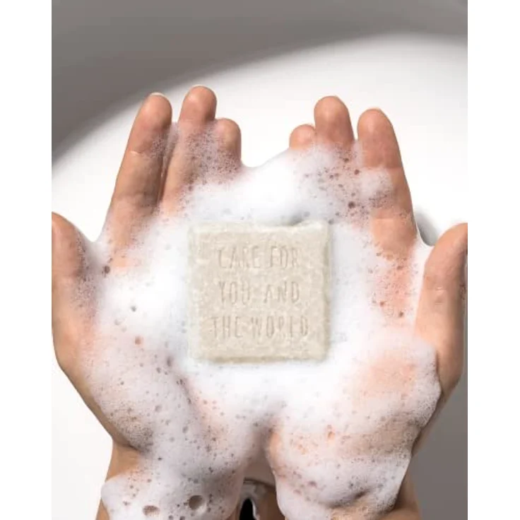 Festes Shampoo Von Sante Naturkosmetik glanz-Pflege Shampoo Bar Mit Bio-Birkenblatt & Pflanzlichem Protein Für Natürlich gesundes Haar Wie Eine Haarseife Zertifiziert & Vegan 60 ml – Bild 4