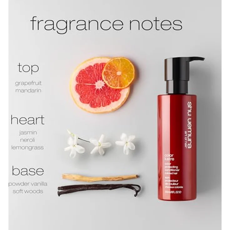 Shu Uemura Color Lustre Schützender Conditioner für gefärbtes Haar mit Proteinen, Aminosäuren, Kohlenhydraten und Vitaminen, 250 ml – Bild 4