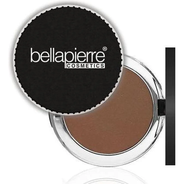Bellapierre Cosmetics Compact Mineral Foundation SPF 15, veganes hypoallergenes Make-up für empfindliche Haut, Double Cocoa, 10 g