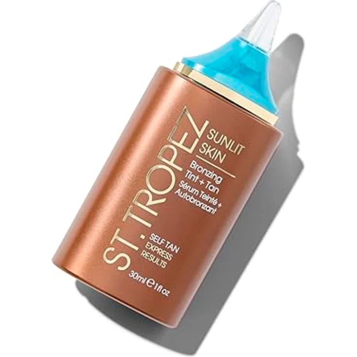 St. Tropez Sunlit Skin Tint + Tan Serum, Selbstbräunungsserum mit intensivem Feuchtigkeitseffekt, 30 ml – Bild 1