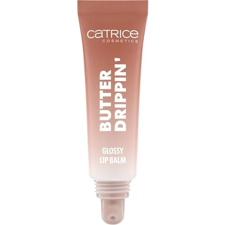 Catrice Butter Drippin' Glossy Lip Balm, Nr. 020, Nude, feuchtigkeitsspendend, pflegend, glänzend, vegan, ohne Parabene, ohne Mikroplastikpartikel, 10ml