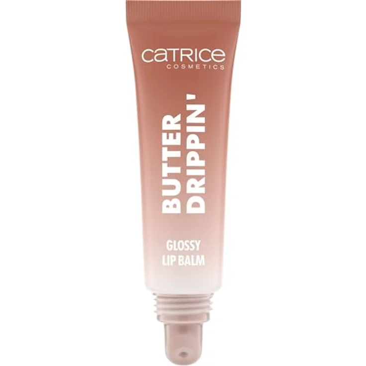 Catrice Butter Drippin' Glossy Lip Balm, Nr. 020, Nude, feuchtigkeitsspendend, pflegend, glänzend, vegan, ohne Parabene, ohne Mikroplastikpartikel, 10ml – Bild 1