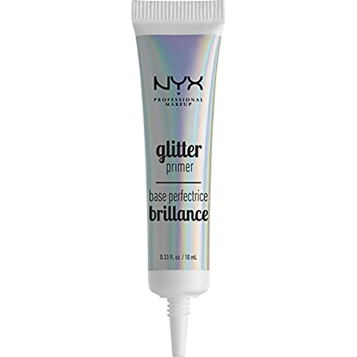NYX Professional Makeup Glitter Primer, transparenter Make-up-Primer für Glitzer, 10 ml – Bild 7