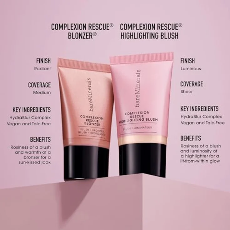 bareMinerals Complexion Rescue Blonzer, cremiger Bronzer für Damen in Kiss of Copper, 15 ml – Bild 6