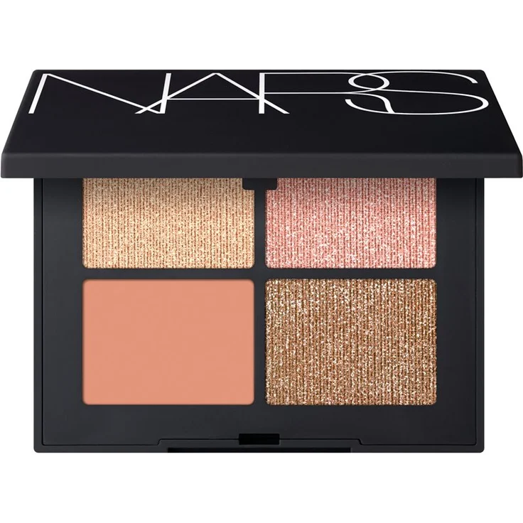 NARS Eyeshadow QUAD Lidschattenpalette Farbton ORGASM, 4,4 g, mit reichhaltigen Pigmenten und schimmernd-mattem Effekt für vielseitige Make-up-Looks