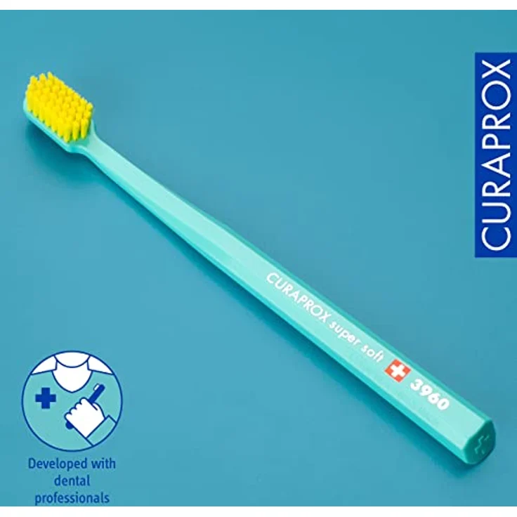 Curaprox CS 3960 Handzahnbürste Super Soft, 1er Pack 1 Stück, farblich sortiert, Farbe nicht wählbar – Bild 5