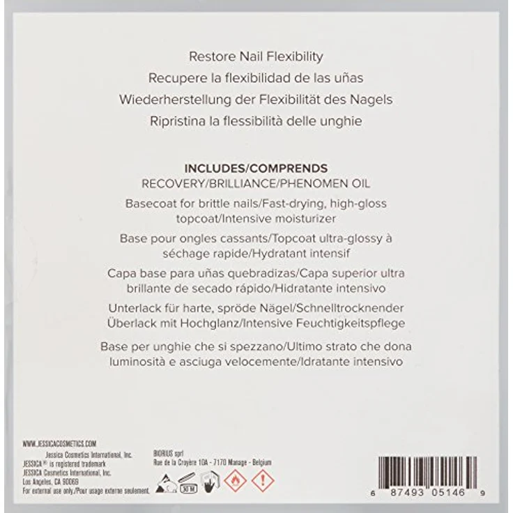 Jessica Cosmetics Nail Solutions Kit Brittle, 3x 7,4ml, speziell für brüchige Nägel – Bild 3