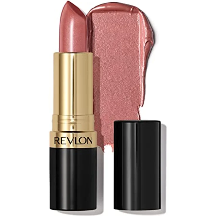 Revlon Super Lustrous Lipstick Blushed 420, Lippenstift mit Mega-Feuchtigkeitsspender und Vitamine C und E, 4 g – Bild 1