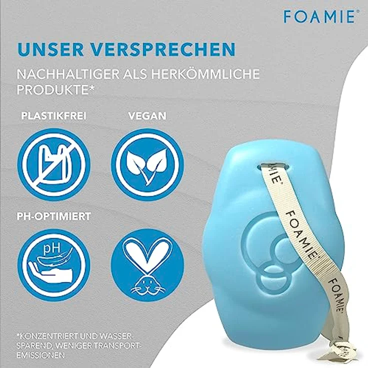 Foamie 3 in 1 Feste Duschpflege For Men - Seas The Day 90 g – Bild 2
