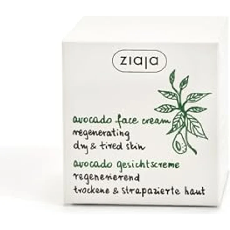 Ziaja Aguacate Crema Facial 50ml, regenerierende Gesichtscreme mit intensivem Feuchtigkeitseffekt für Damen – Bild 2