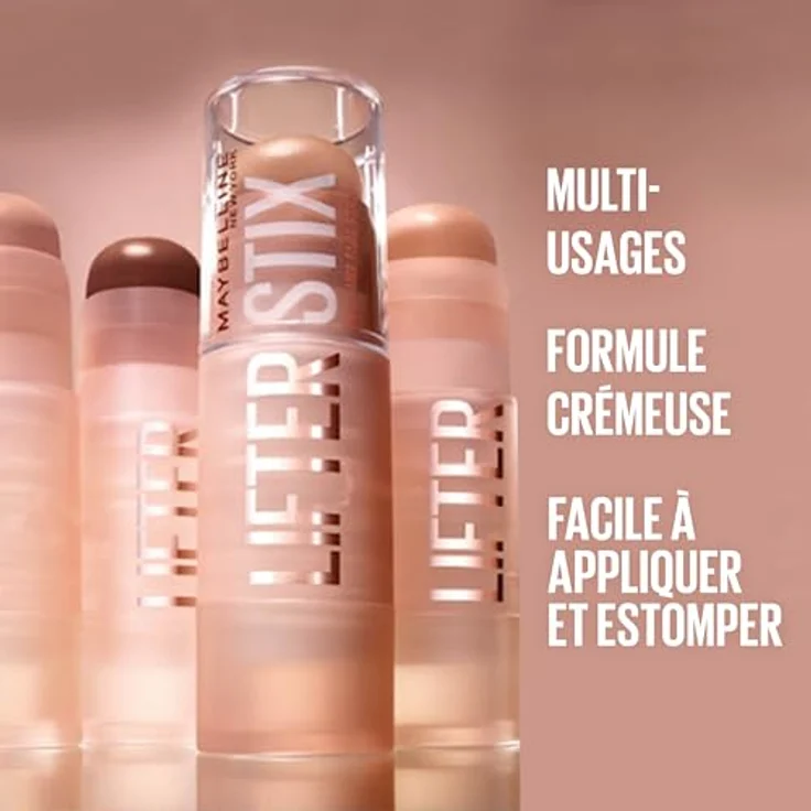 Maybelline New York Face Lifter Stix, Pflegender Contouring-Stick mit Facelifting-Effekt, Nr. 55, 1 x 6 g – Bild 3