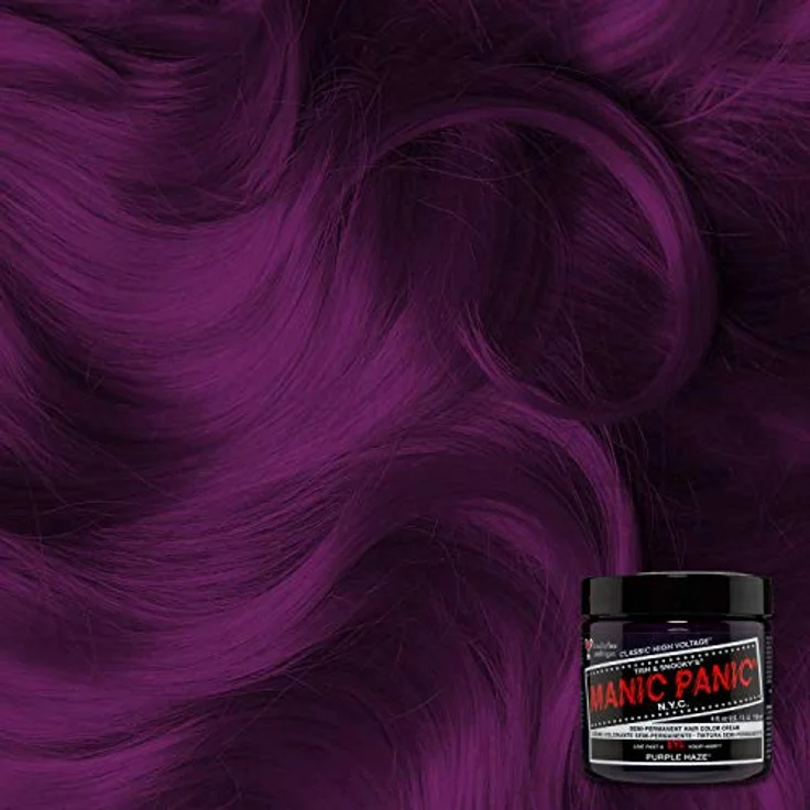 Manic Panic Purple Haze Classic Creme, Vegan, Cruelty Free, Purple Semi Permanent Hair Dye 3 x 118ml – Bild 3