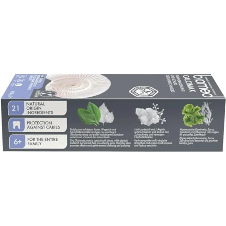 Biomed Calcimax 100 g, ohne Fluorid, für saubere Zähne & frischen Atem – Bild 2