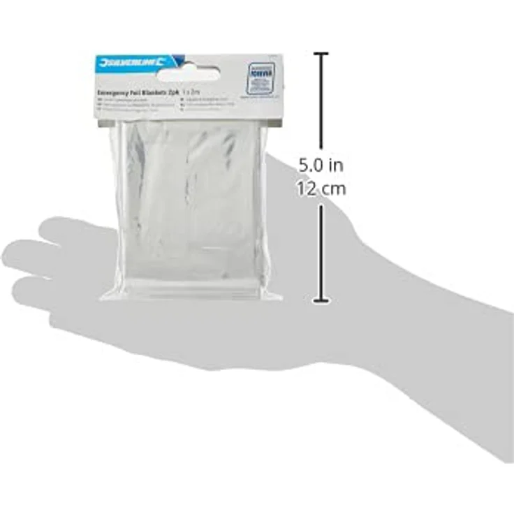 Silverline Notfall-Foliendecken 226306 , Set mit 2 Stück – Bild 4