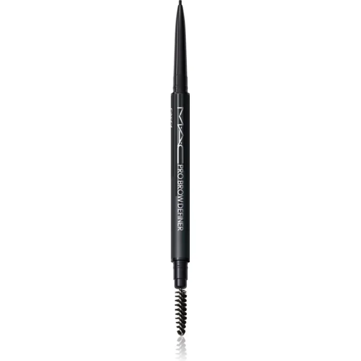 MAC Cosmetics Pro Brow Definer, wasserfester Augenbrauenstift in Onyx, 0,3 g mit präziser Korrektur und Pinsel