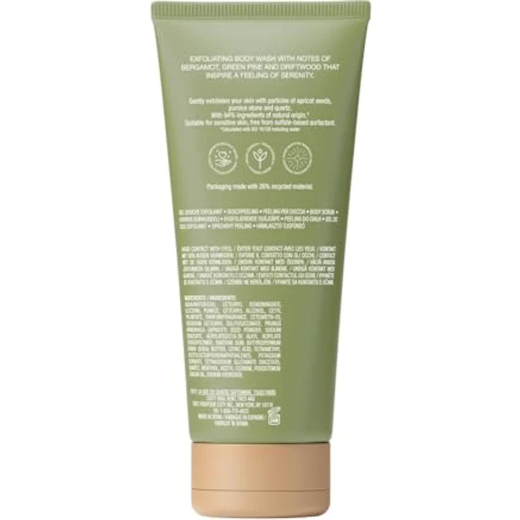 Mexx Inspired Nature Duschpeeling, aromatisches Körperpeeling mit stimmungsaufhellenden Eigenschaften, 200 ml – Bild 2