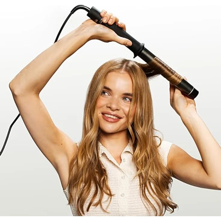 Revamp Professional Effortless Curls 32 mm Lockenstab, extralange Keramik-Tong mit variabler Temperatur 120-210 °C, Progloss™-Öle – Bild 6