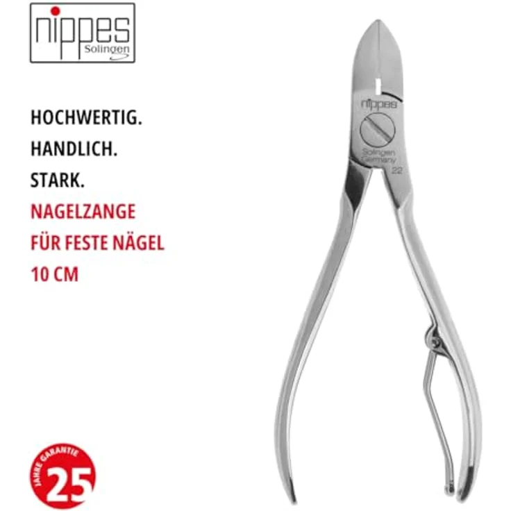 Nippes Nagelzange 100 mm,, mit Bügelfeder, für präzises & feines Arbeiten, aus gehärtetem Stahl – Bild 3