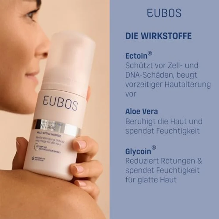 EUBOS ANTI AGE Multi Active Mousse, 100 ml, revitalisierende Gesichtscreme – Bild 4
