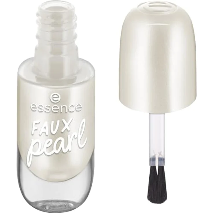 essence cosmetics gel nail colour, Nagellack Nr. 71, Weiss, langanhaltend, Expressergebnis, schnelltrocknend, glänzend, vegan, 1er Pack (8ml) – Bild 1