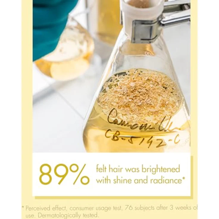Klorane Kamillenshampoo reinigt und hellt auf 400 ml, kühl und bequem, langlebig – Bild 5