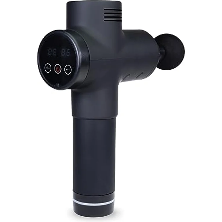 GymBeam VI Black Massage Gun, Massagepistole mit kraftvoller Perkussionstherapie, einstellbaren Intensitätsstufen und ergonomischem Griff – Bild 3