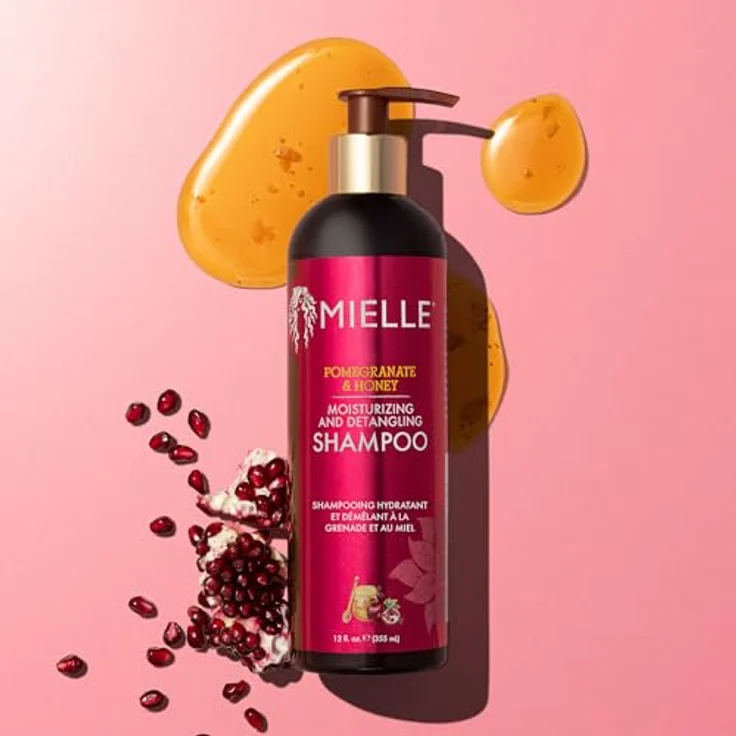 Mielle Pomegranate Honey Moisturizing Detangling Shampoo, sulfatfrei, 355 ml – Bild 7