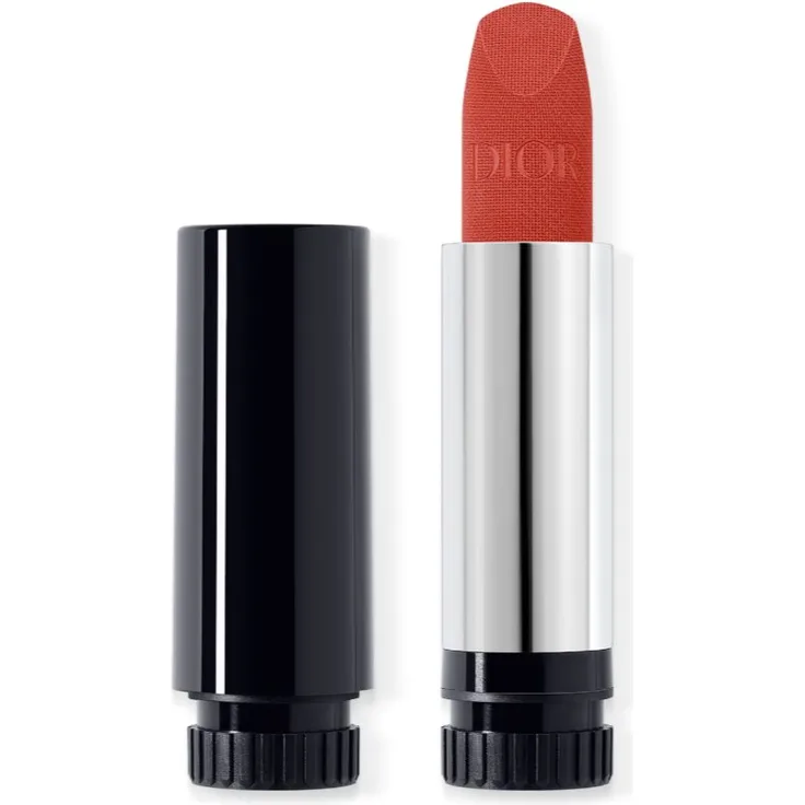 DIOR Rouge Dior The Refill, langanhaltender Lippenstift Ersatzfüllung, Farbton 228 Mythique Look Velvet, 3.5 g