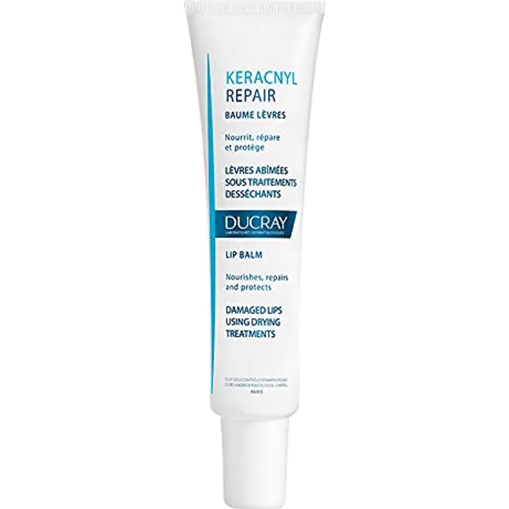 Ducray Keracnyl Repair Baume Levres Balsam Geschädigte Lippen 15 ml, pflegende Wirkung, für alle Lippentypen