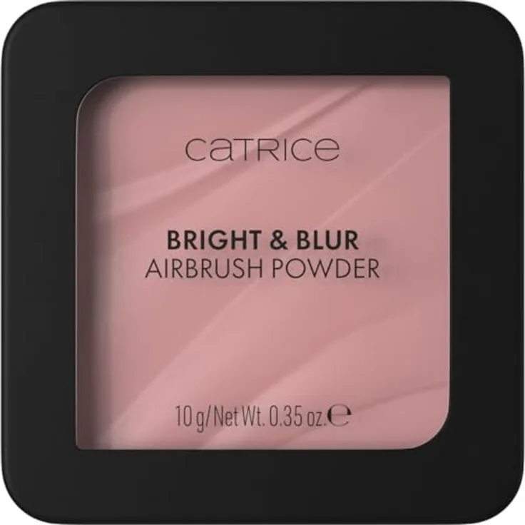 Catrice Kompaktes Bright & Blur Airbrush Powder, 10 g rosafarbenes Aufhellungspulver mit Fuzzy-Effekt, kontrolliert Talg und verfeinert Poren