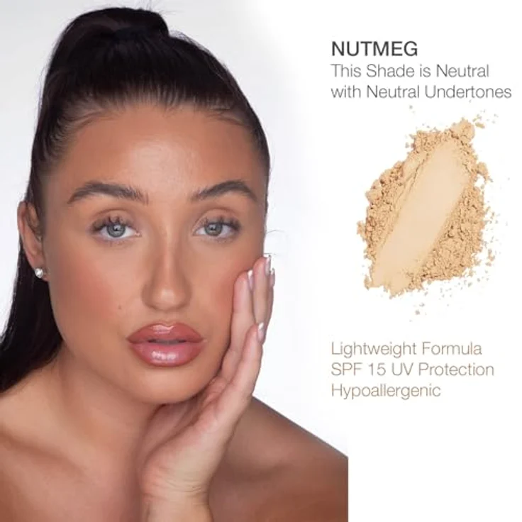 BellaPierre Kompakte Mineralpuder-Foundation Nutmeg 10 g  – Bild 3