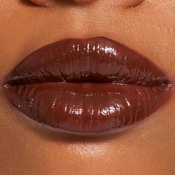 Revolution Pout Lip Gloss, Hochglänzendes Lippen-Gloss mit Hyaluronsäure & Vitamin E, Vegan & Tierversuchsfrei, 3g, Farbe Chocolate Ganache – Bild 3