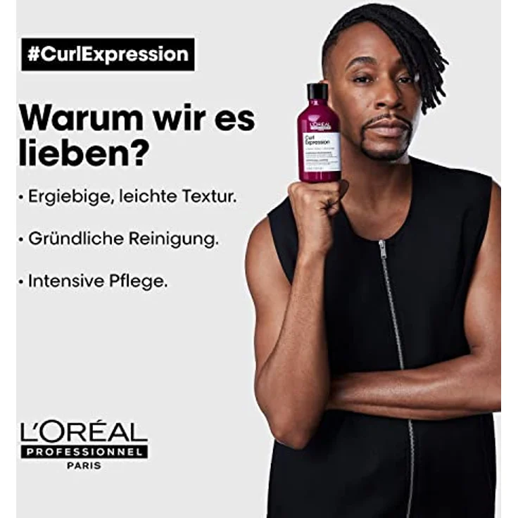 L'Oréal Professionnel Paris Serie Expert Curl Expression Intense Moisturizing Cleansing Cream Haarshampoo 300 ml – Bild 10