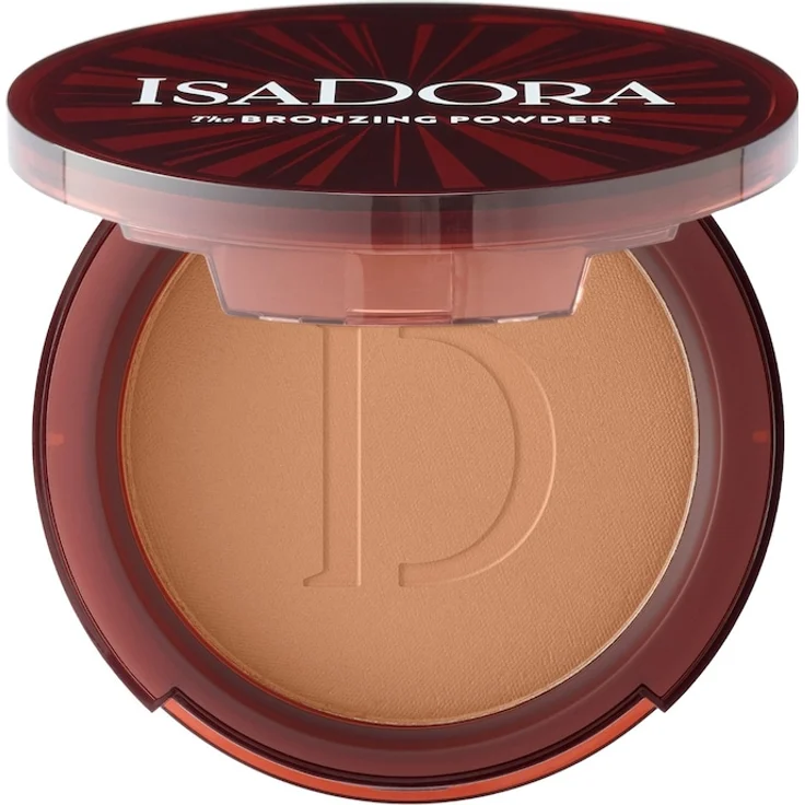 IsaDora The Bronzing Powder, Puder 10 ml, matte Farbe 48 - Matte Tan, für sonnengeküsste Looks und Konturieren – Bild 1