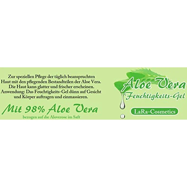 Aloe Vera Gel 4x 125ml After Sun Gesicht Körper Aftersun natürliche Feuchtigkeitscreme Sonnenbrand Reisegröße Made in Germany – Bild 3