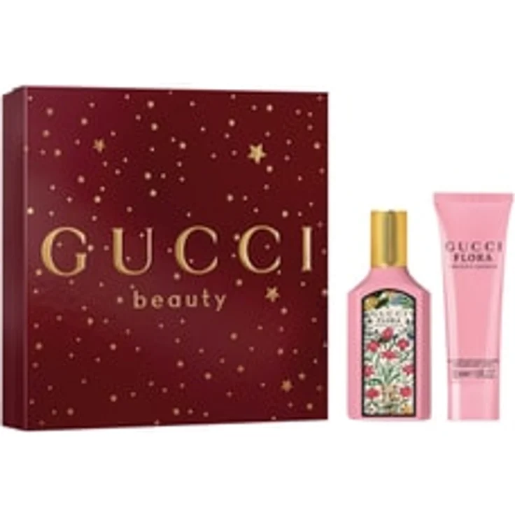 Gucci Flora by Gucci Gorgeous Gardenia EdP 50 ml, Damen-Duftset mit parfümierter Bodylotion, Edition 2025