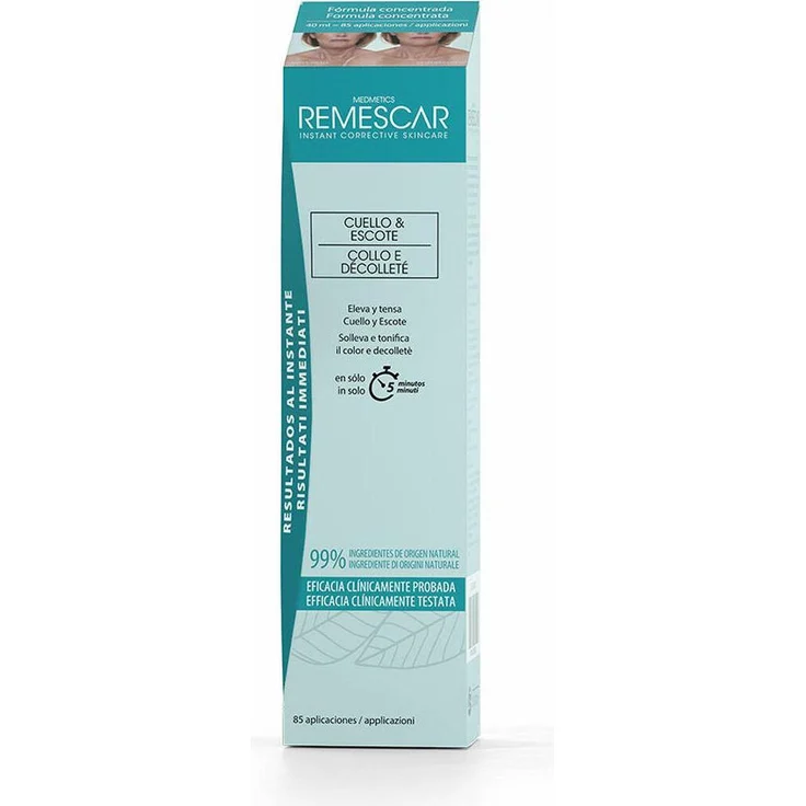 Remescar Gesichtsserum Neck and Décolleté, Anti-Aging Pflege mit verbesserter Elastizität, 40ml