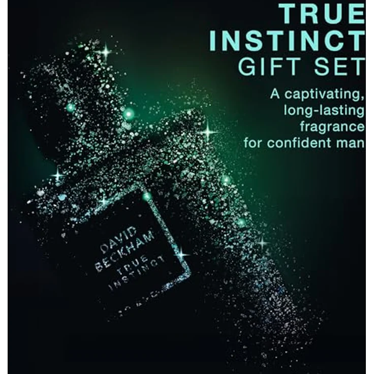 David Beckham True Instinct Geschenkset, Eau de Parfum 50 ml und Duschgel Körperspray 150 ml für Männer, verführerischer Duft – Bild 3