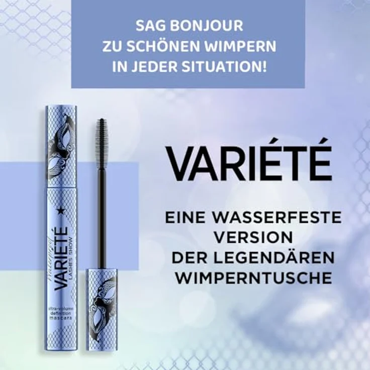 Eveline Cosmetics Variété Lashes Show, wasserfester Mascara für dichtere und voluminösere Wimpern, 10 ml – Bild 2