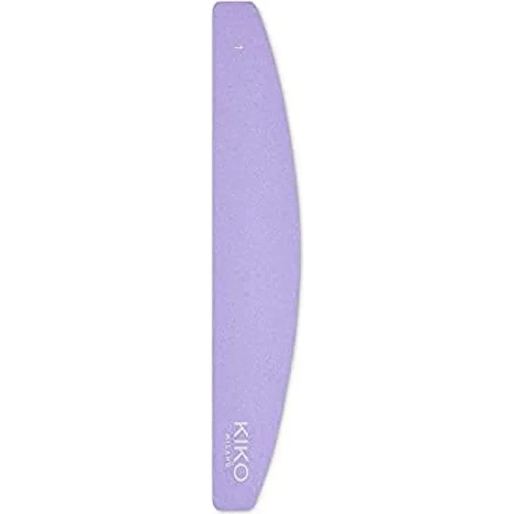 KIKO Milano Nail File 104 - Glossing Buffer | Professionelle Polier- Und Buffing-Feile Für Natürliche Nägel, rosa/weiß