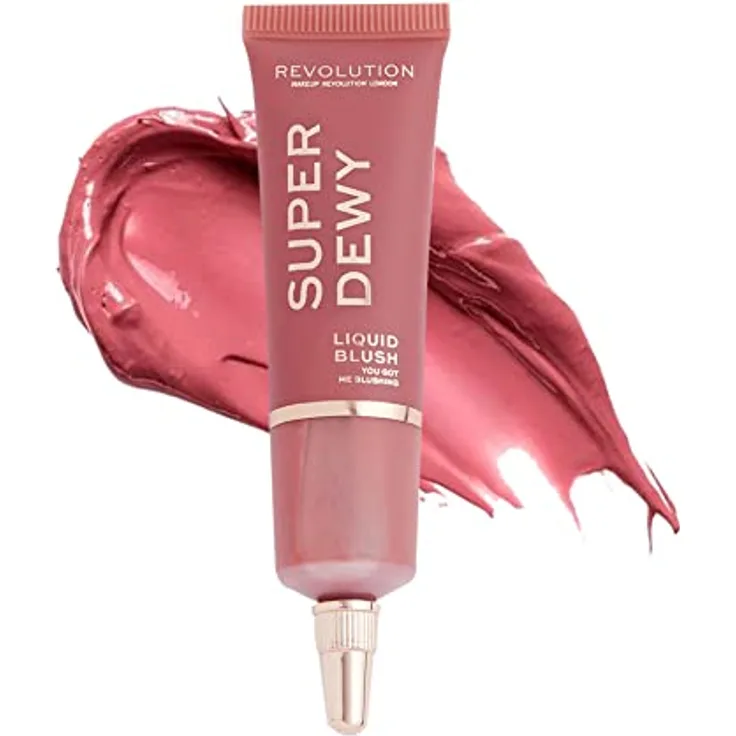 Makeup Revolution, Superdewy Liquid Blusher, You Got Me Blushing, 15ml