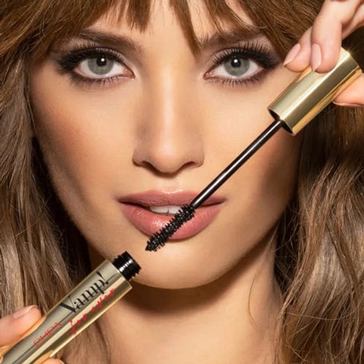 PUPA Milano Vamp! Mascara Forever, Wimperntusche mit voluminösem Effekt und wasserresistenter Formel, 9 ml – Bild 2