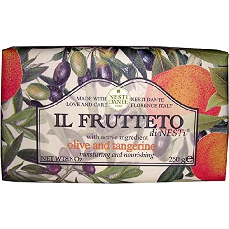 Nesti Dante 6641-04 Il Frutteto olive & tangerine Seife für Alle Hauttypen geeignet – Bild 2
