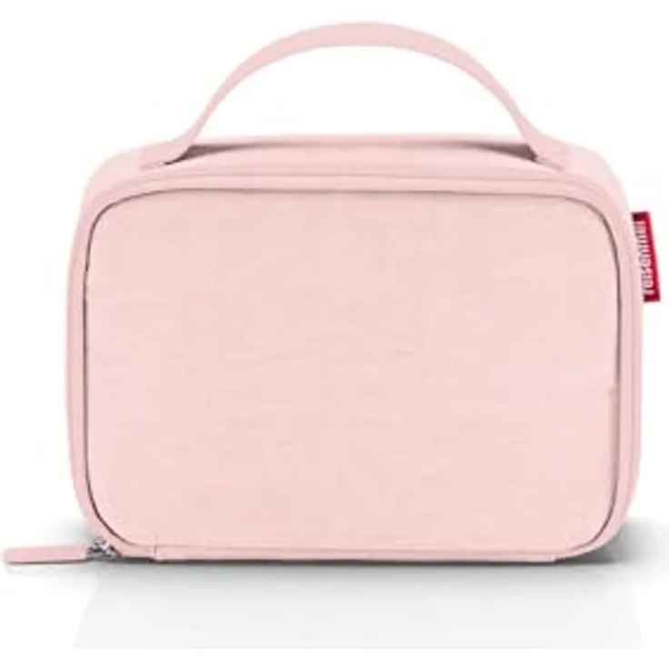 Reisenthel Thermocase Kühltasche, isolierender Kulturbeutel in Silber mit Netzfach und Tragegriff, 20 x 6.5 x 14 cm