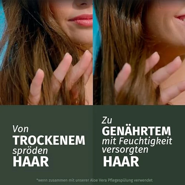 Herbal Essences Feuchtigkeits Spülung mit Aloe und Jasminduft 250ml - Für sehr trockenes Haar, Mit natürlichen Inhaltsstoffen, Vegan – Bild 5