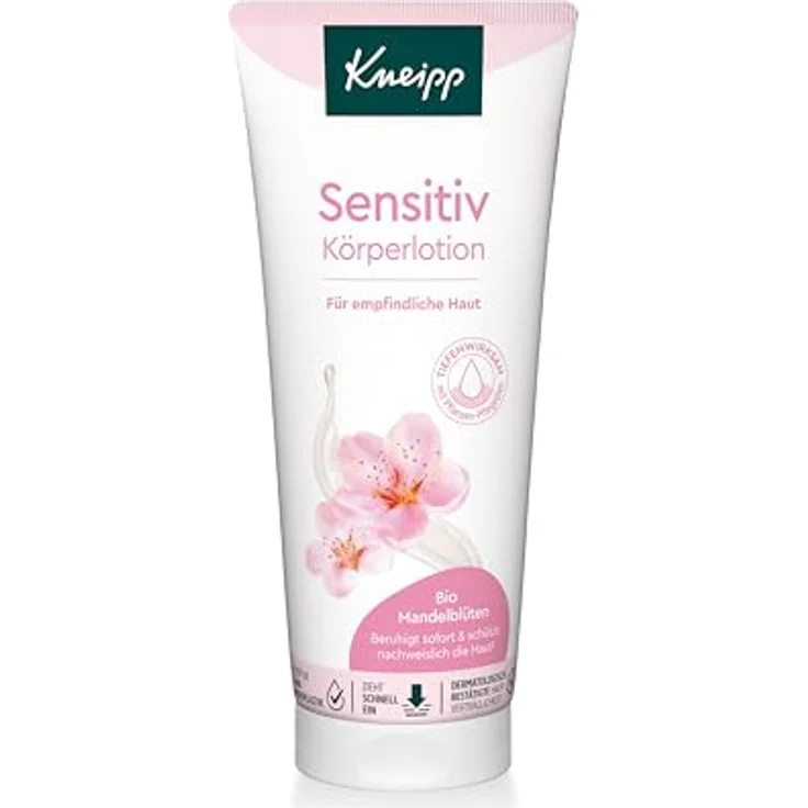 Kneipp Lieblingsmensch Geschenkset, Bodylotion und Duschbalsam für trockene & sensible Haut, 2x 200ml, Mandelblüten Hautzart Serie – Bild 5