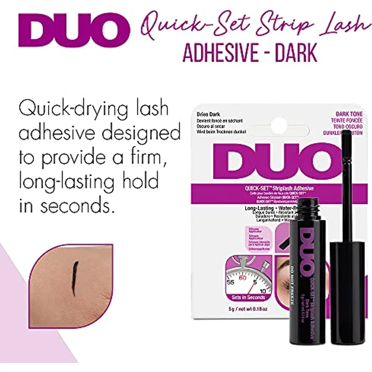 PEGAMENTO DUO QUICKSET #oscuro 5 gr Wimpernkleber – Bild 3