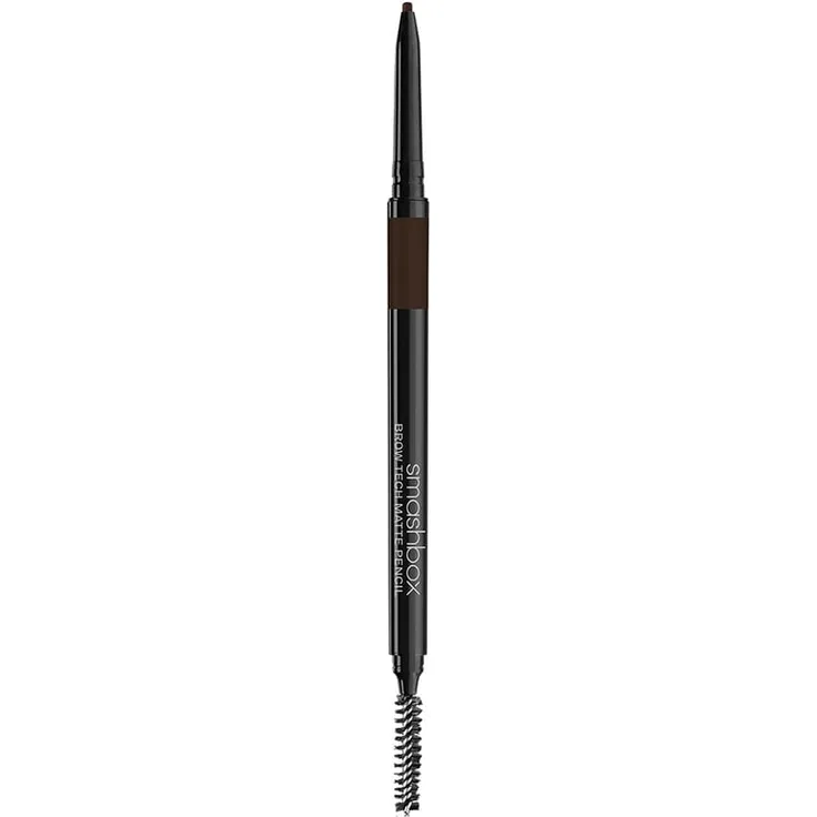 Smashbox Brow Tech Matte Pencil, Augenbrauenstift mit ultrafeiner Spitze, wasserfest, 09 g, Dark Brown