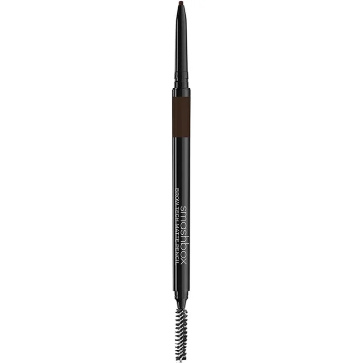 Smashbox Brow Tech Matte Pencil, Augenbrauenstift mit ultrafeiner Spitze, wasserfest, 09 g, Dark Brown